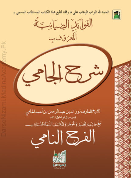 شرح ملا جامی | علامہ عبدالحکیم سیالکوٹی (شارح)، ملا جامی (متن) | نحوی قواعد و اصولوں کی سب سے دقیق اور بلند پایہ شرح۔